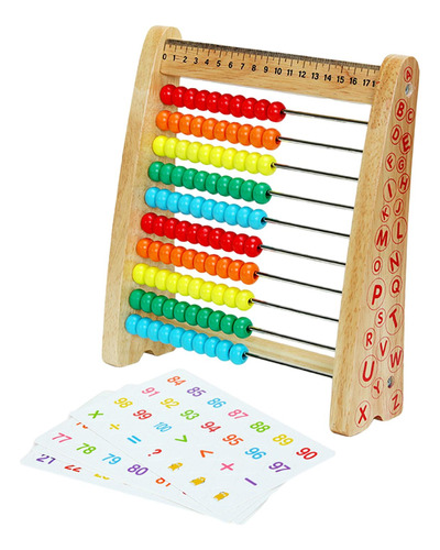 Juguete De Ábaco De Madera, Juego De Matemáticas, Mesa De