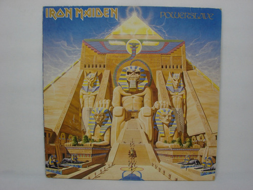 Vinilo Iron Maiden Powerslave 1984 Europa Ed. + Sobre Orig.