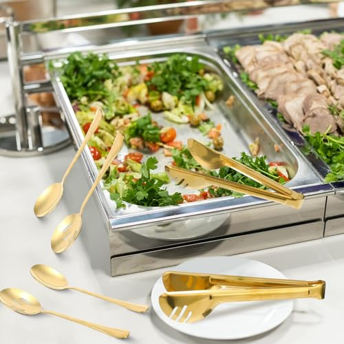 Utensilios Acero Inoxidable Para Servir 36 Pzs. (12 Cucharas
