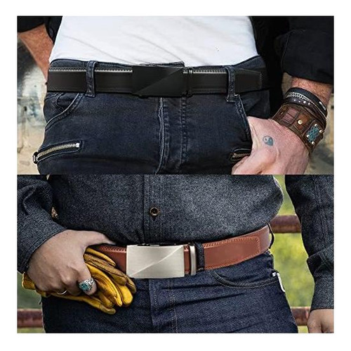 Cinturón De Vestimenta Para Hombres Doopai Cuero Genuino, 1