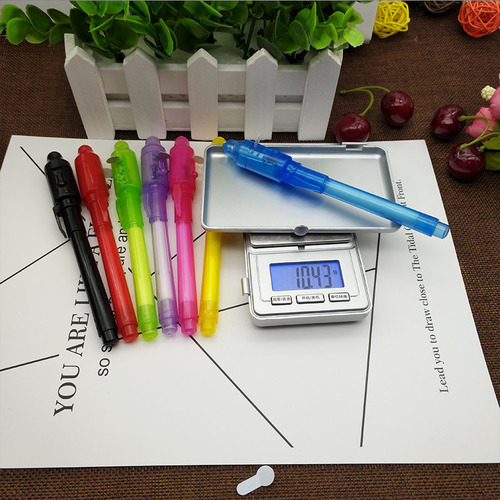 20pcs Pluma De Tinta Invisible, Bolígrafo Espía Con Luz