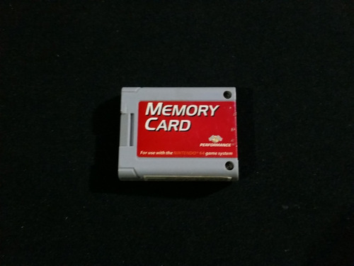 Controller Pak Nintendo 64 - Memory Card - Rojo
