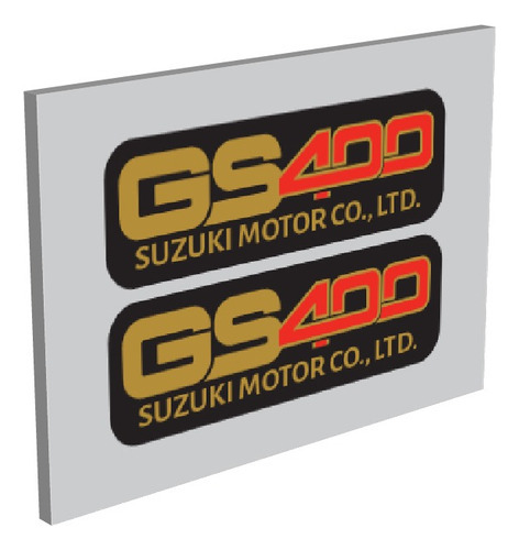 Calcos Suzuki Gs 400 Logo Premium