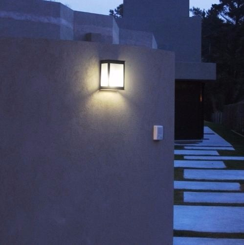 Imagen 6 de 7 de 4 Farol Exterior De Pared Led 1 Luz Comercio Jardin 2000