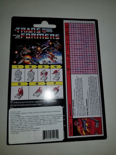 Warpath Transformers G1 Reedición Vintage Mide 7cm