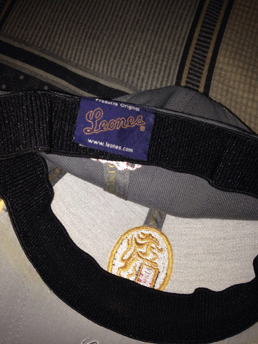 Imagen 3 de 3 de Gorra Oficial Leones Del Caracas Gris