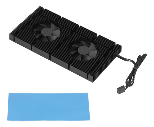 Disipador Térmico Vram Gk6 Con Ventilador Doble Pwm, Placa B