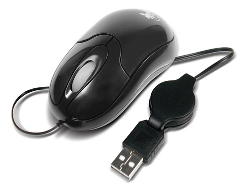 Mouse Xtech Xtm-150 Cable Retractil Usb 800dpi Sensor Optico