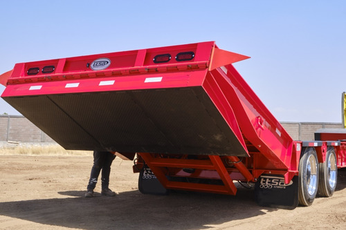 Imagen 3 de 8 de Lowboy Paver Cuello Fijo 35 Ton Rampa Hidráulica Horizontal