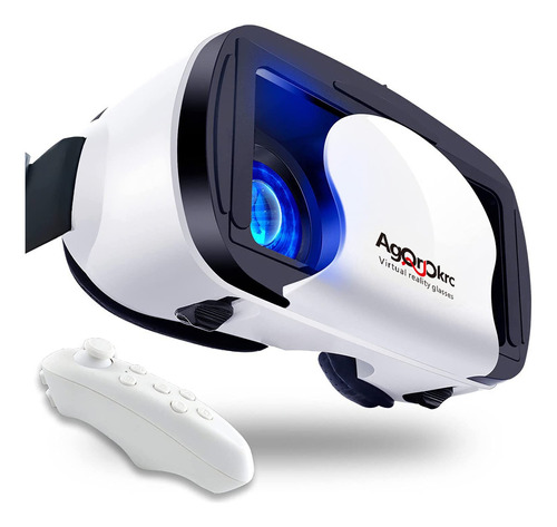 Vr Headset With Controller Adjustable 3d Vr Glasses Virtual