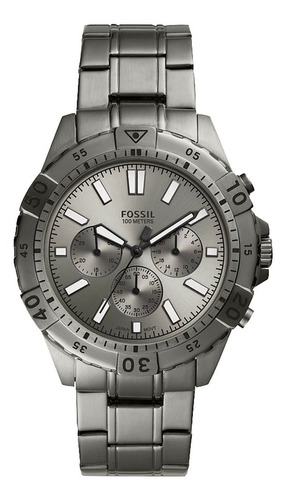 Reloj Fossil Garret Fs5621 Acero Cronógrafo Original (usa)
