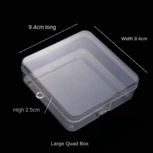 Caja De Almacenamiento Transparente Para Decoración De Uñas