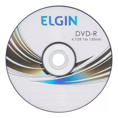 Dvd-r 16x Envelope Elgin - Kit Com 10 Unidades