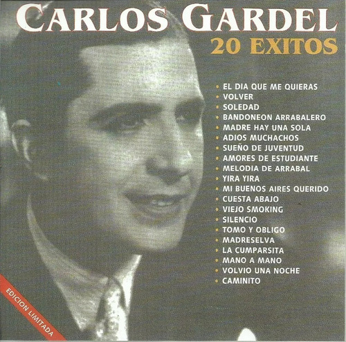 Carlos Gardel 20 Éxitos | Cd Música Tango Nuevo