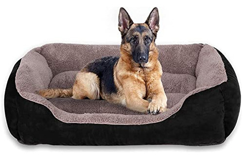 Cama Para Perros De La Marca Utotol; Cálida, Rectangular, La