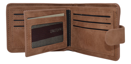 Billetera Hombre Uniform Security Rfid Marrón