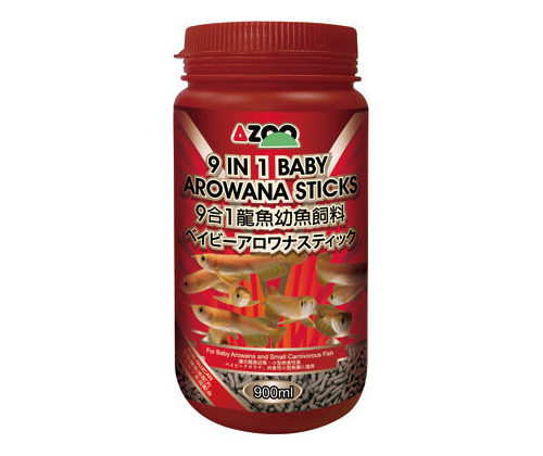 9 In 1 Baby Arowana Alimento Para Arowanas 330ml / 120 G