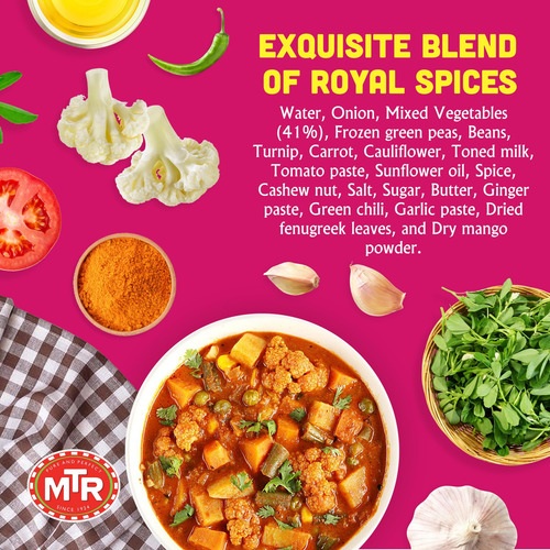 Curry De Verduras Mixtas Listo Para Comer Sin Conservantes