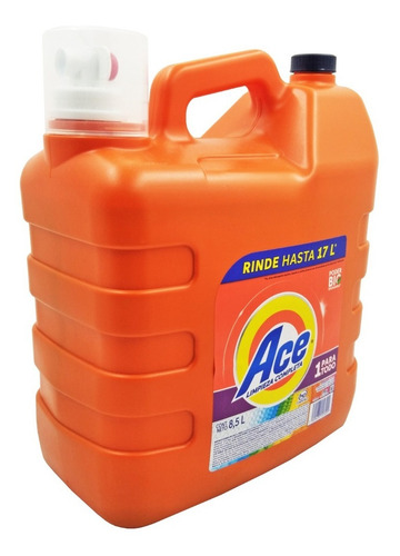 Detergente Para Ropa Líquido Ace Limpieza Completa 8.5 Litro