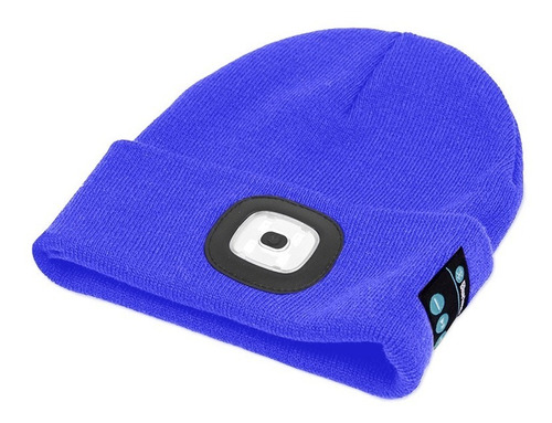 Gorro Con Bluetooth Auricular Linterna Led Recargable Abrigo