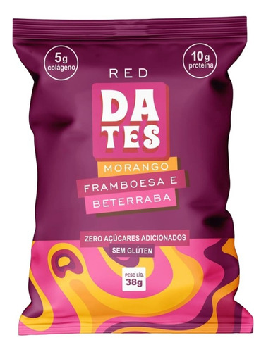 Barrinha Barra De Proteína Sabor Red 38g Display 12un Dates