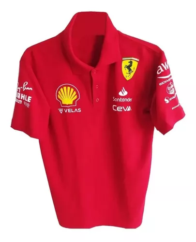 Playera Ferrari Tipo Polo 2022 Camisa Formula 1