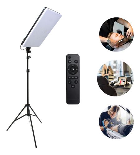 Lámpara Led Táctil Regulable De Piso Control Remoto