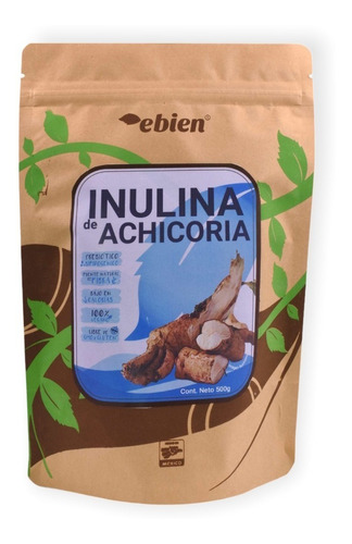 Inulina De Achicoria 500g Ebien Prebiótico Bifidogénico