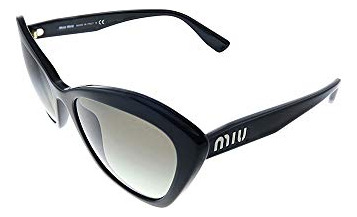 Miu Miu Mu 05us 1ab5o0 Black Plastic Butterfly Vhdc4