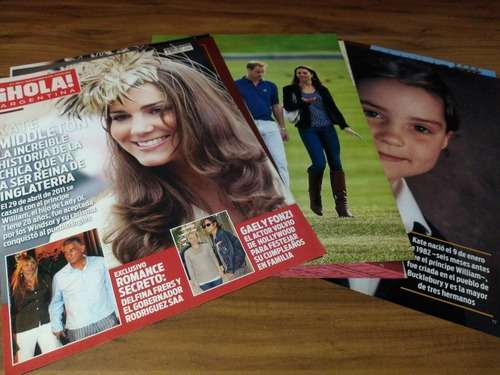 Kate Middleton * Tapa Y Nota Revista Hola 3 * 2010