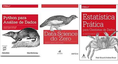 Livros Kits: Data Science Do Zero + Python Para A Dados + 1