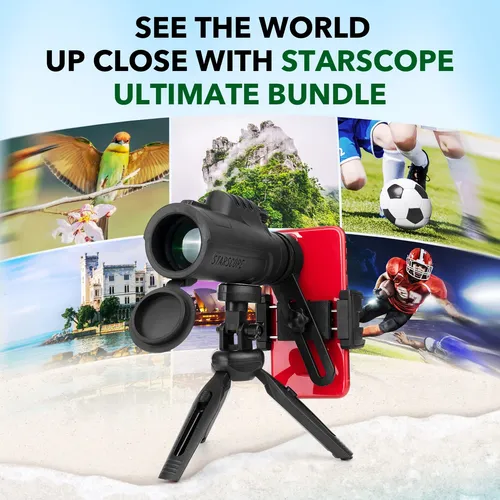 Telescopio Monocular Starscope 10x42 Con Adaptador Para Smar