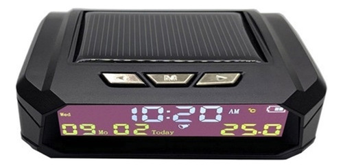 An02 Tpms Look Reloj Digital For Coche Solar Con Fecha En