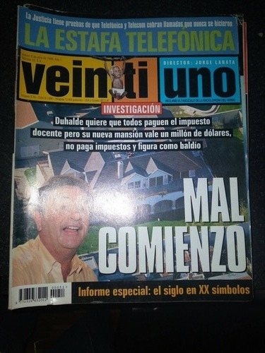 Revista Veintiuno Duhalde 8 7 1999 N52