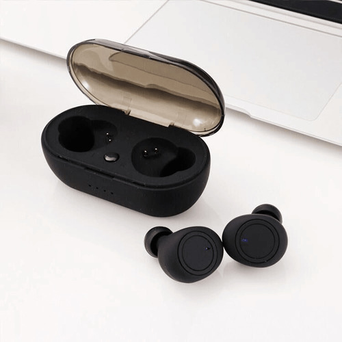 Auriculares inalámbricos duales Bluetooth 5.0 Tws-5 pares, color negro
