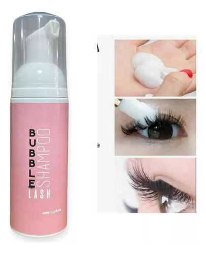Shampoo O Espuma Para Extensiones De Pestañas Rosse 40ml