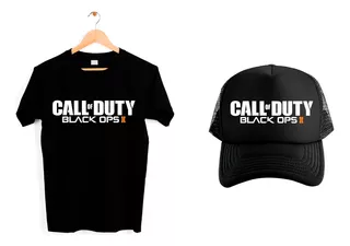 Playera Y Gorra Unisex Call Of Duty Black Ops 2 Gamer