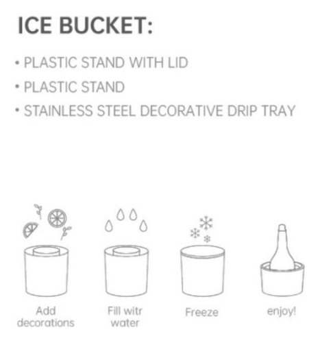 Diy Cubo De Hielo Champán Cubo De Hielo Haciendo Bebidas