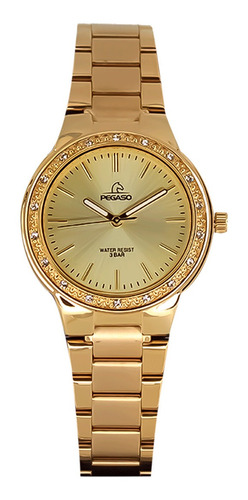 P6506g-181801a - Reloj Pegaso Fashion Dorado