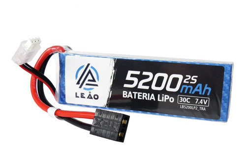 Bateria Lipo 5200mah 7.4v 2s 30c Traxxas Rustler Revo Summit