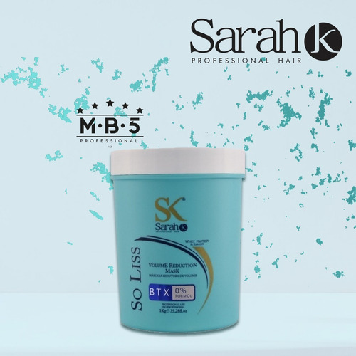 Mascarilla Capilar Reductora De Volumen, Antifriz 1kg Sarahk