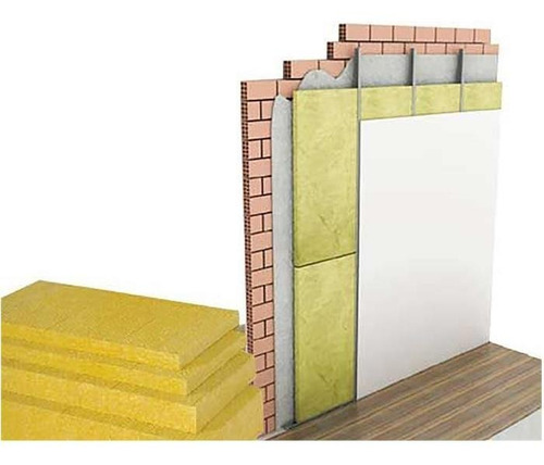 Panel Aislante Para Pisos, Mxmiq-001, 24x48x2 , Hasta 400°c Color Caqui