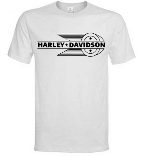 Polera Harley Davidson 1para Hombre 100% Algodón