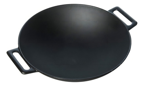 Wok Redondo 30,5cm De Hierro Fundido Jim Beam Color Negro