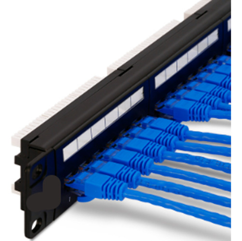 Patch Panel De 24 Puertos Rj-45 Cat. 6 Series Pxxt-k11-c6c