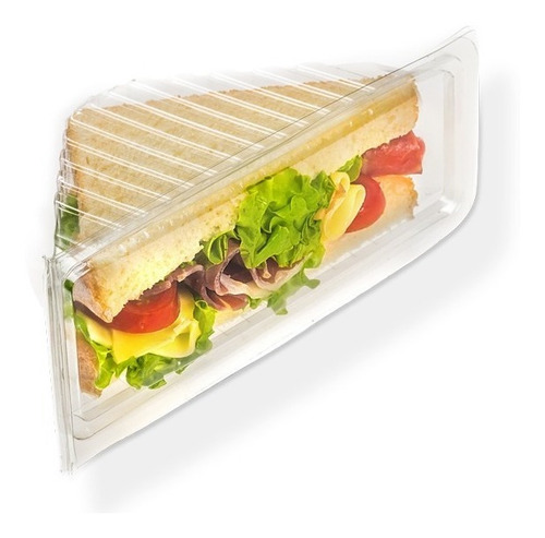 Bandeja Bandex Para Sandwich Triangulo Estuche X 75 Un