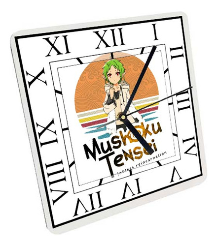 Reloj Madera Brillante Pared Y Mesa Mushoku Tensei A321