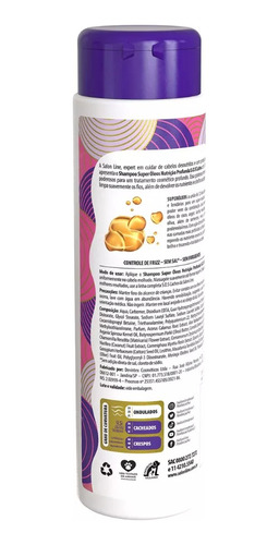 Shampoo Super Cachos Salon Line Sos Óleos 300ml