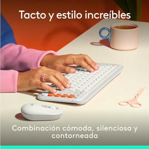 Logitech Pop Icon Combo, Combinación De Teclado Y Mouse