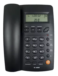 Teléfono Homedesk TC-9200 fijo - color negro